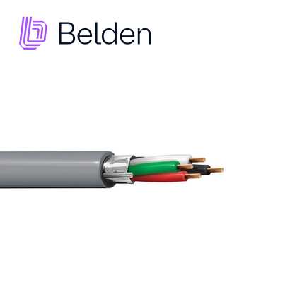 Cable para Seguridad y Sonido Belden 5202FE 0081000 Forro Pvc Gris Cmr Riser 4