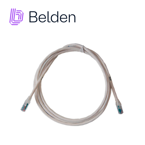 Patchcord UTP CAT5E Belden C501109004 Forro Pvc Blanco CMR-RISER 4 Pares Calibre