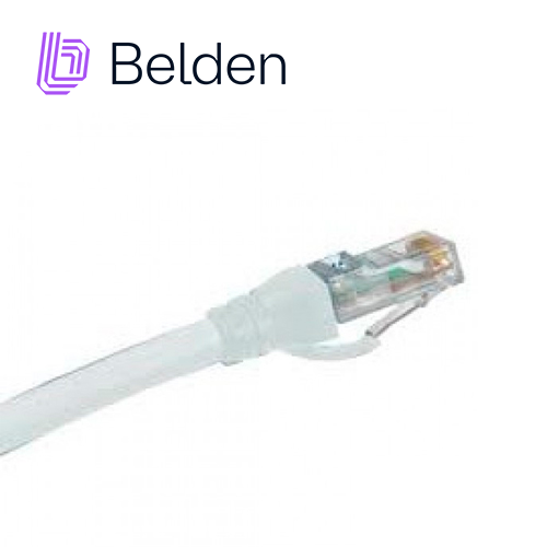 Patchcord UTP CAT5E Belden C501109010 Forro Pvc Blanco CMR-RISER 4 Pares Calibre