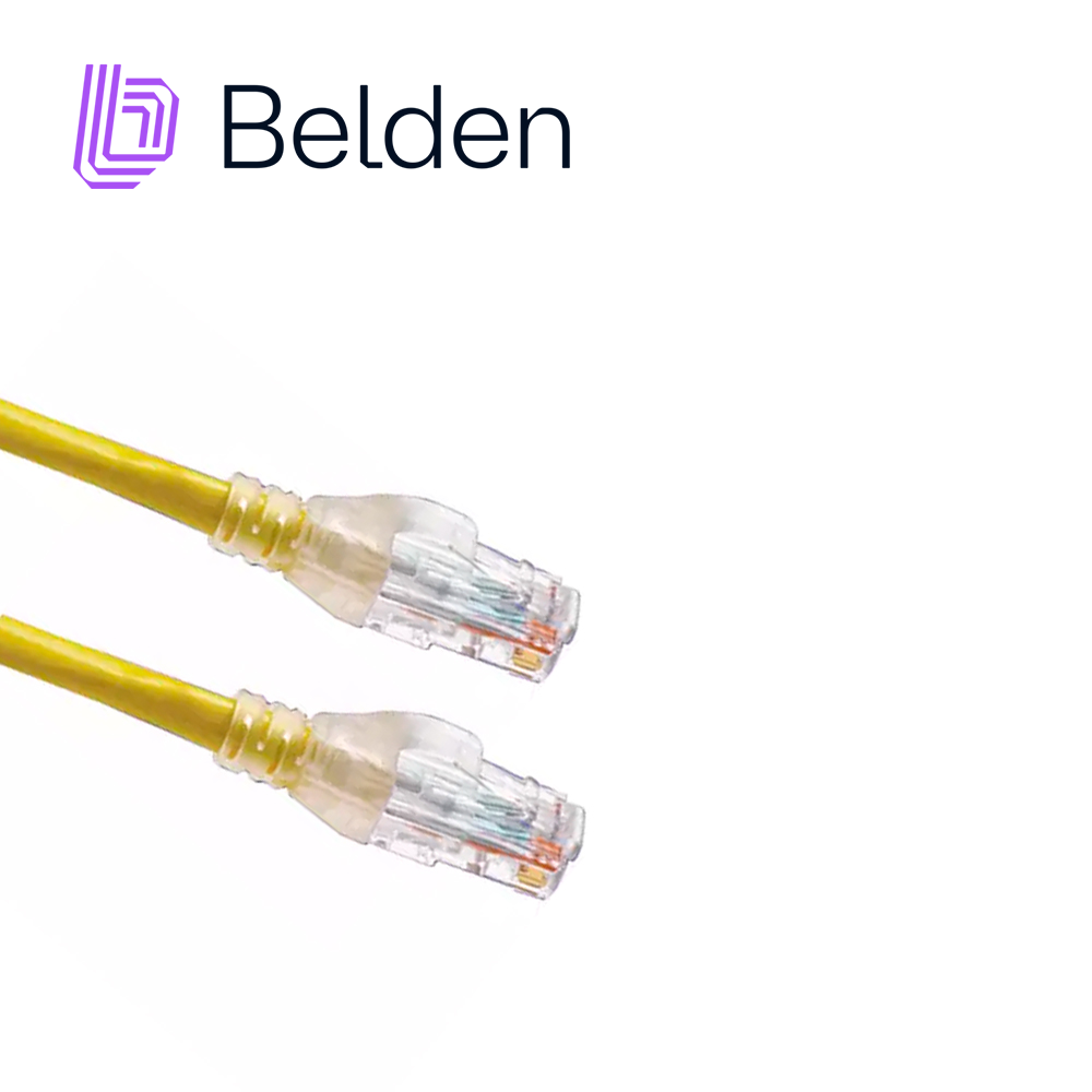 Patchcord UTP CAT6 Belden C601104007 2.1 Mts Amarillo