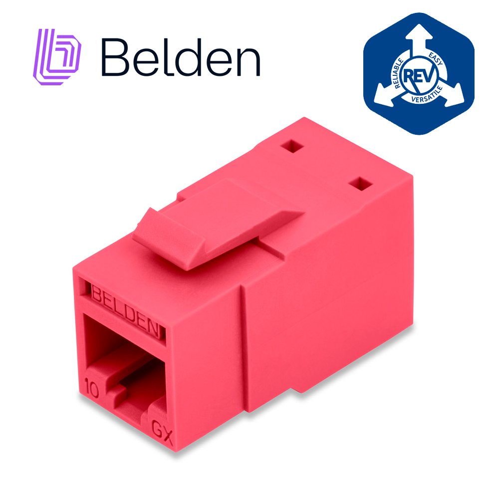 Conector Modular Jack CAT6A RJ45 Belden RVAMJKURD-S1