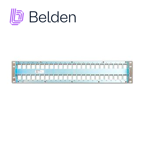 Patch Panel Modular Blindado CAT6A CAT6 CAT5E Belden AX104564 48 Puertos RJ45 (vacio)