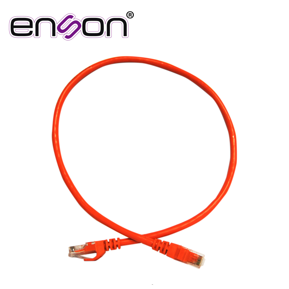 Patchcord UTP Enson P6006O CAT6 60CM Naranja Serie Epro 100-II 100 por Ciento Cobre para