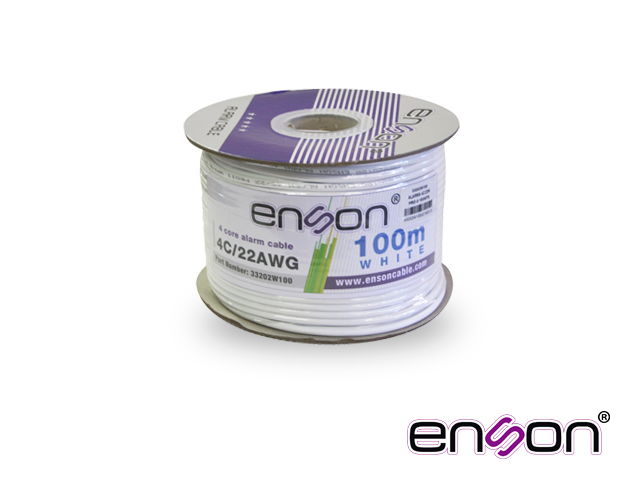 [TSN-CB07BENS03] Cable de Alarma Enson 33202W100 Serie PRO-II Multifilar 4C 22 Awg Bobina de 100 Metros ALARMA 33202W100
