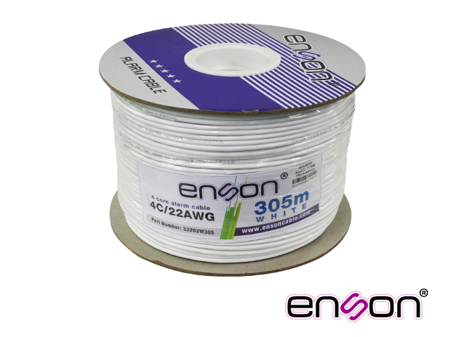 [TSN-CB07BENS04] Cable de Alarma Enson 33202W305 Serie PRO-II Multifilar 4C 22 Awg Bobina de 305 Metros ALARMA 33202W305