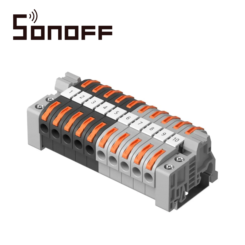 Conectores de Empalme Rapido y Montaje en Riel Din Sonoff 211