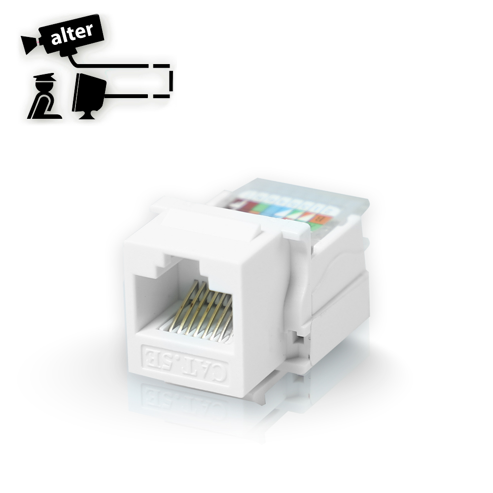 Conector Jack RJ-45 JACK-CAT5E S/PINZAS