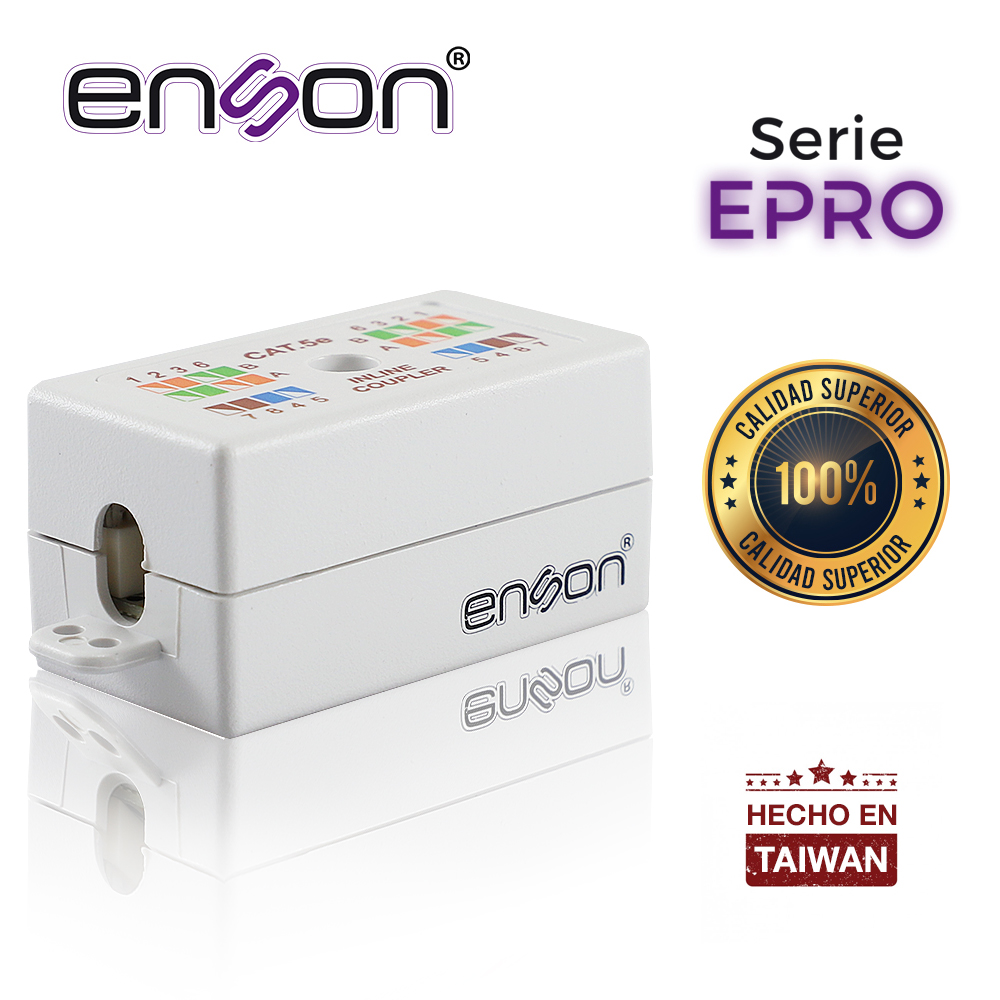 Cople UTP Enson EPRO-INCOP5E Hilo a Hilo CAT5E Ideal para Unir de Dos Segmentos de Cable