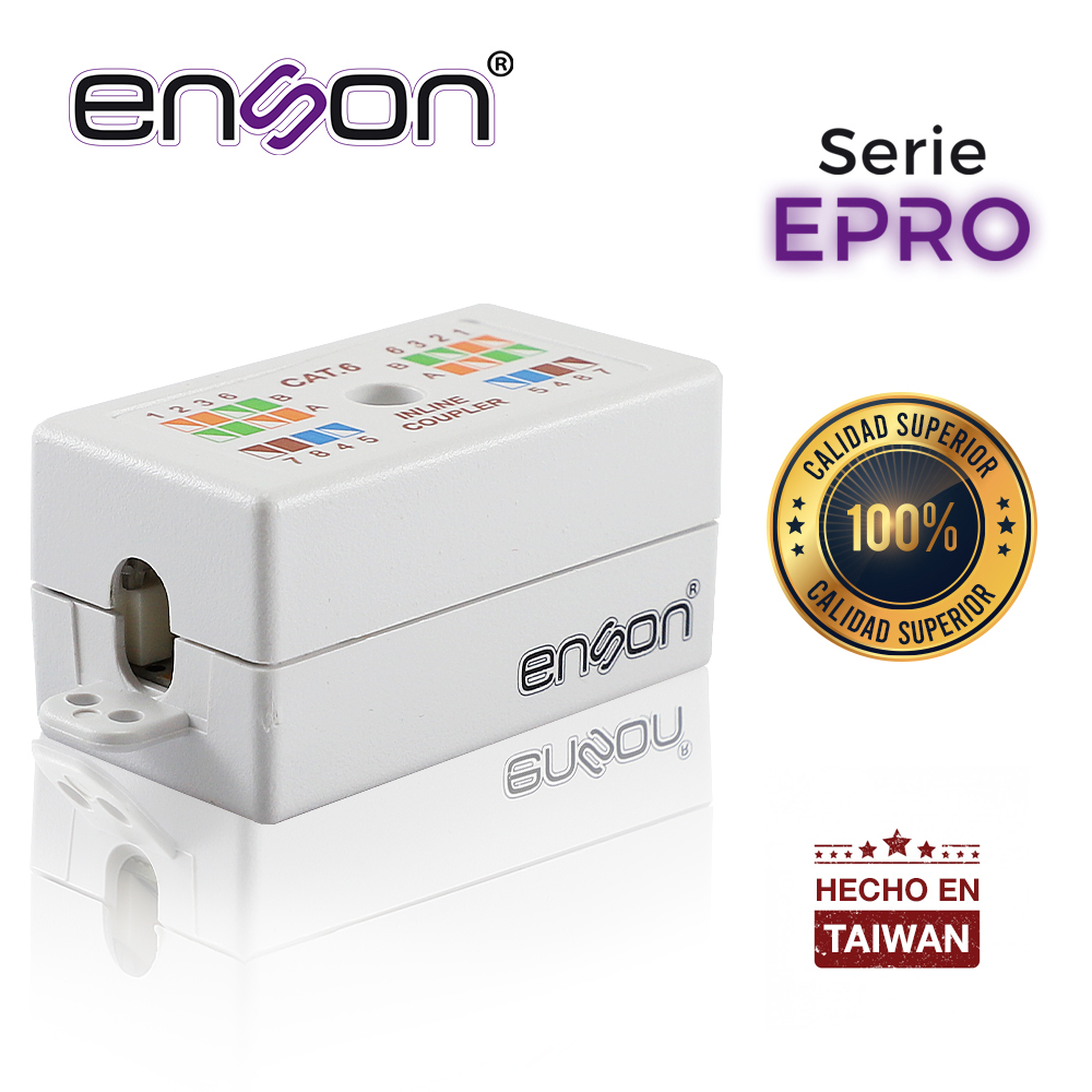 Cople UTP Enson EPRO-INCOP6 Hilo a Hilo CAT6 Ideal para Unir de Dos Segmentos de Cable