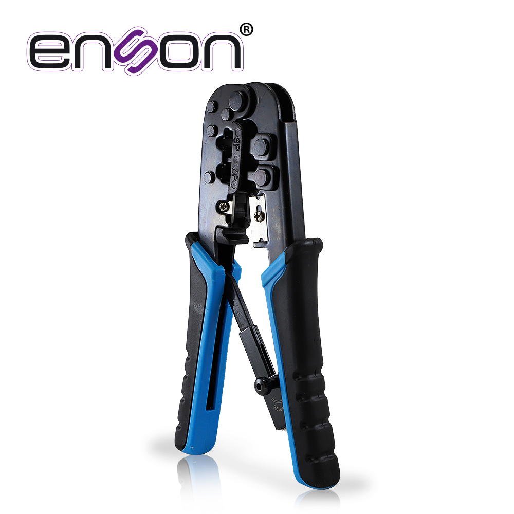 [TSN-CBAH1ENS08] Pinzas Ponchadoras de RJ45 Enson ENS-NT02 para Conectores RJ45 (8 Pines) y RJ11 (6 Pines) PINZA ENS-NT02