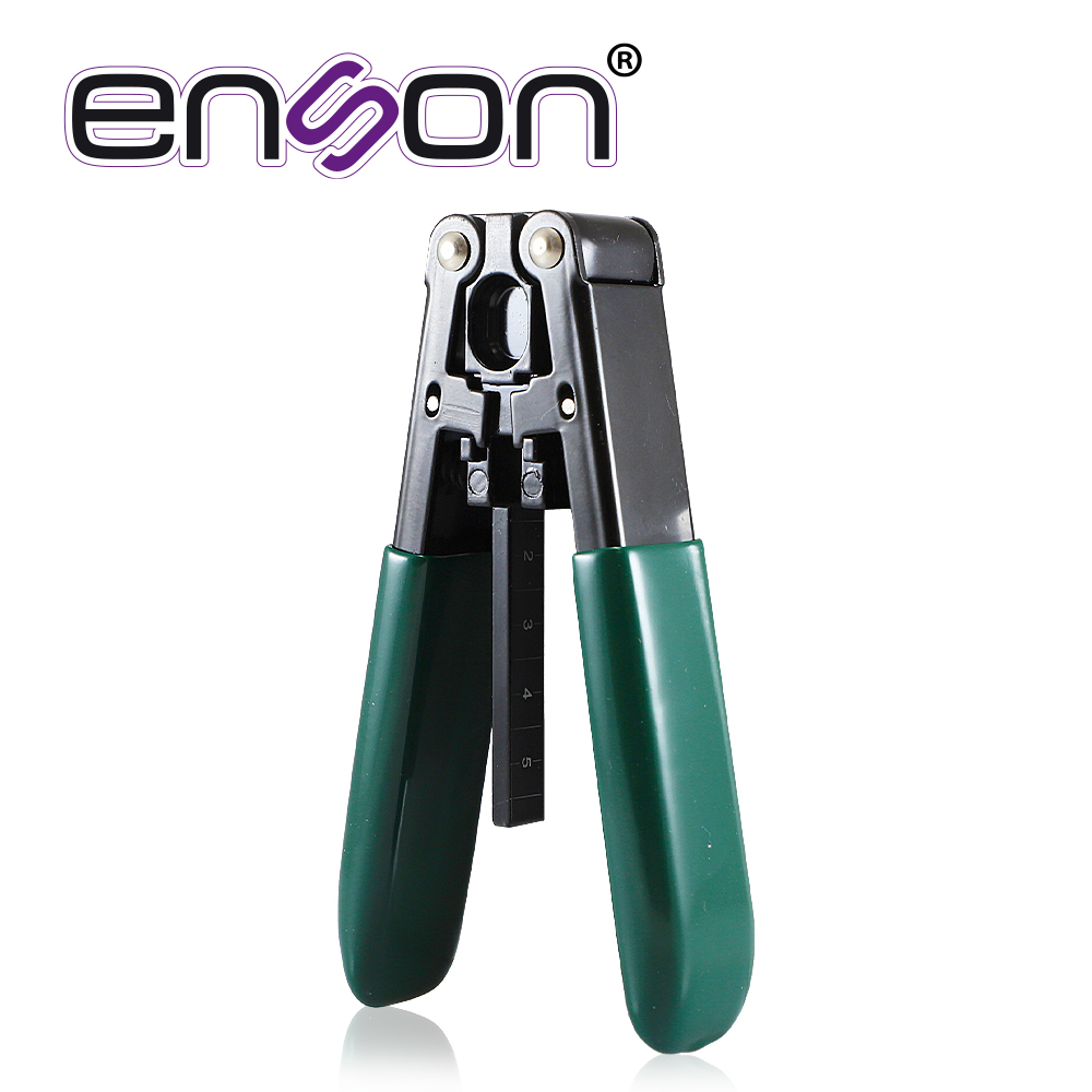 [TSN-CBAH1ENS21] Pelador de Cable Drop Enson ENS-FTTHFDOCS Fabricado en Acero con Mango Deslizante de Pvc