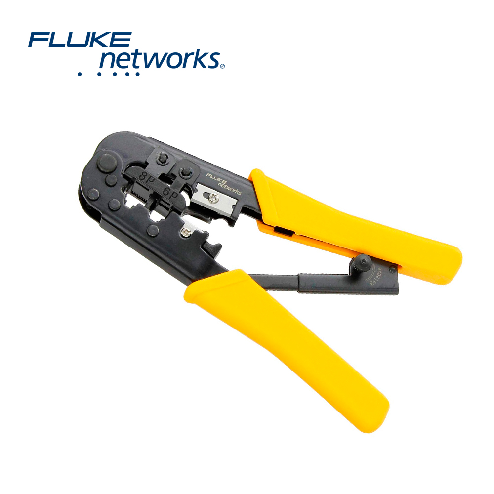 Pinzas para Terminacion de Conectores RJ-45 Fluke Networks 11212530 de 4 6 y 8 Posiciones