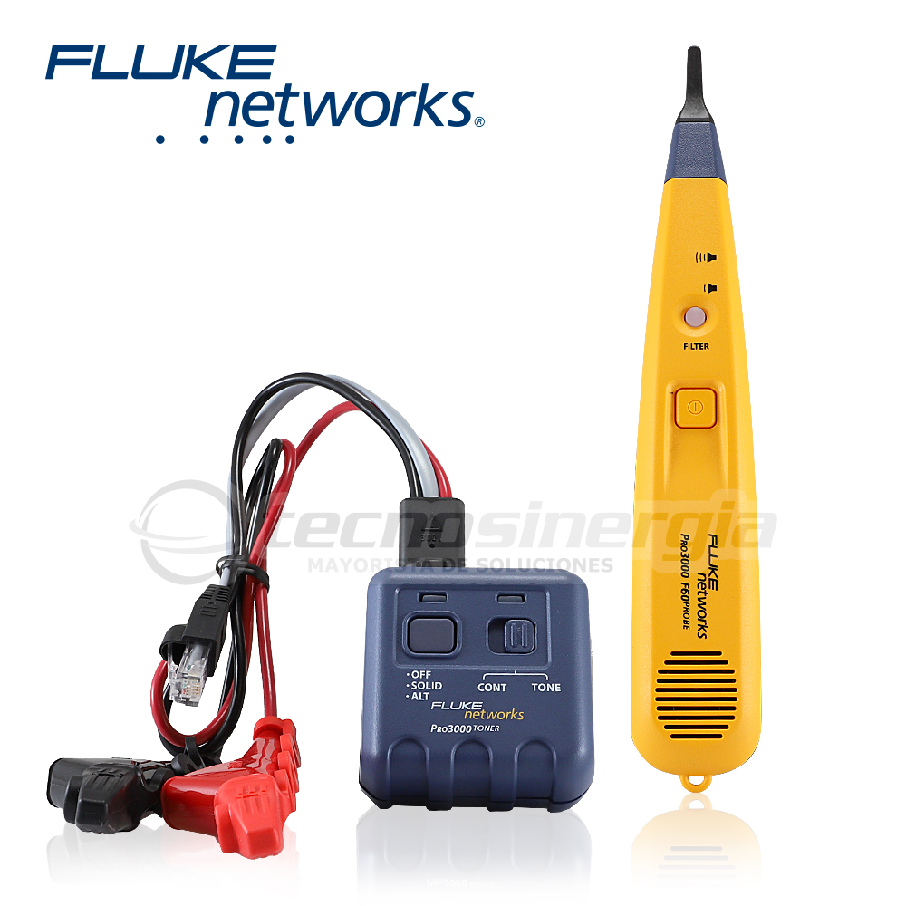 Kit Generador y Detector de Tonos Fluke Networks PRO3000F60-KIT con Filtrado de Señales a