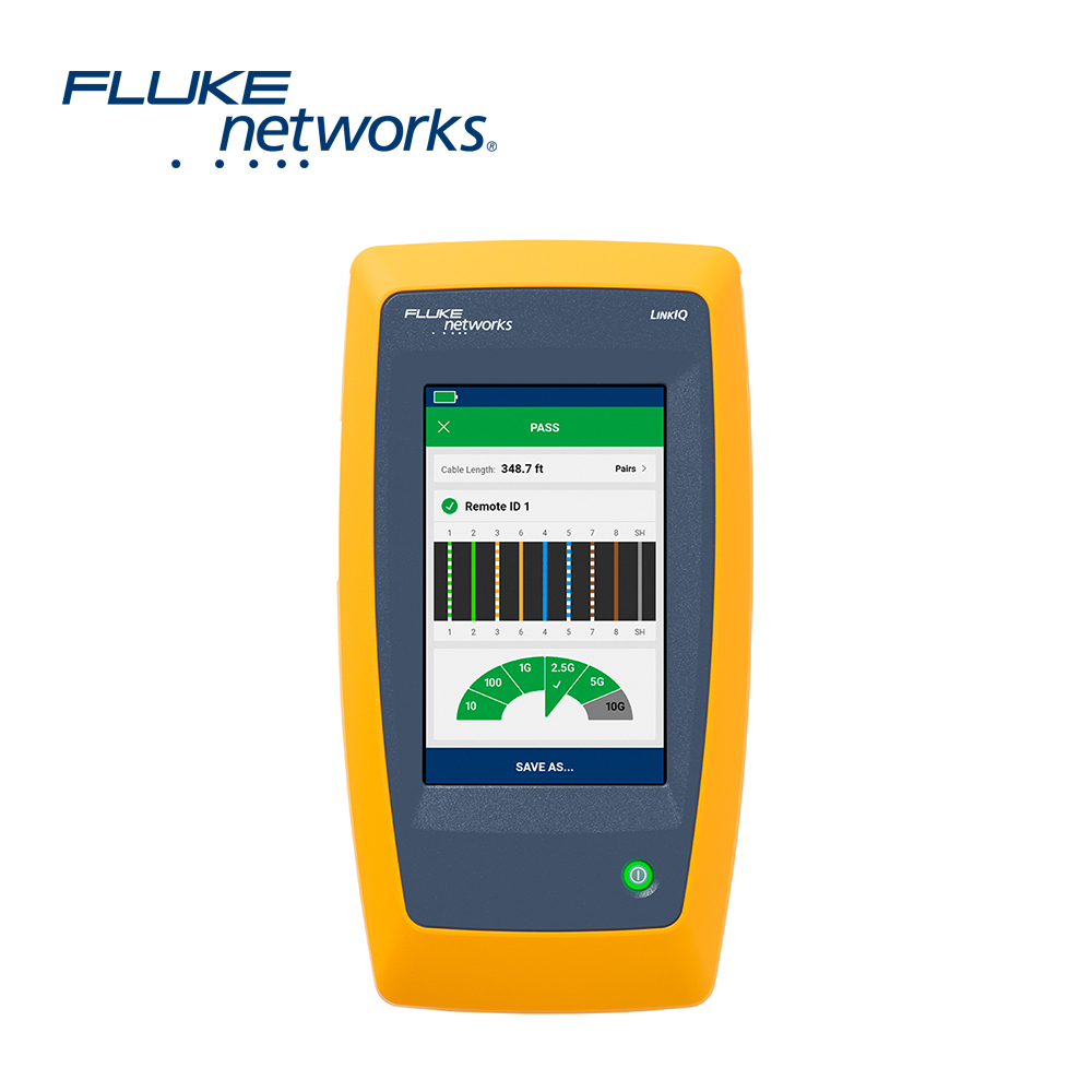 Tester de Cables y de Red Linkiq Fluke Networks LIQ-100 Permite Encontrar la Velocidad