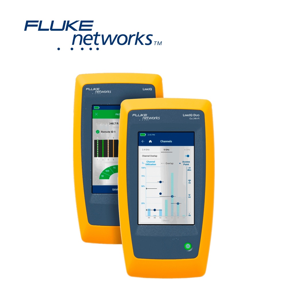 Tester de Red y Wi-Fi Fluke Networks LIQ-DUO-H6-MX Calificador de Cableado y Red Wi-Fi