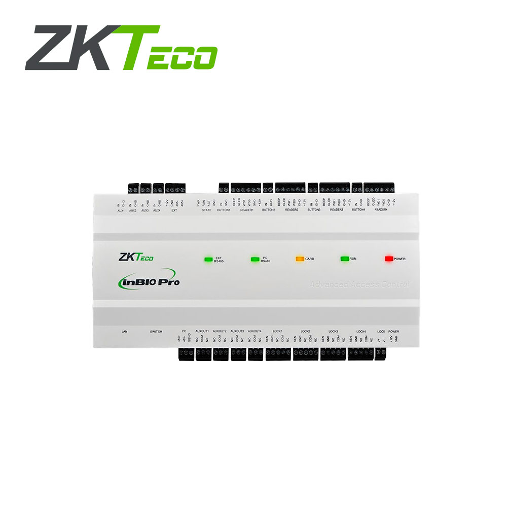 [TSN-CC043ZKT20] Panel de Control de Acceso Avanzado ZKTeco Modelo INBIO260PRO Plus Permite Controlar 2