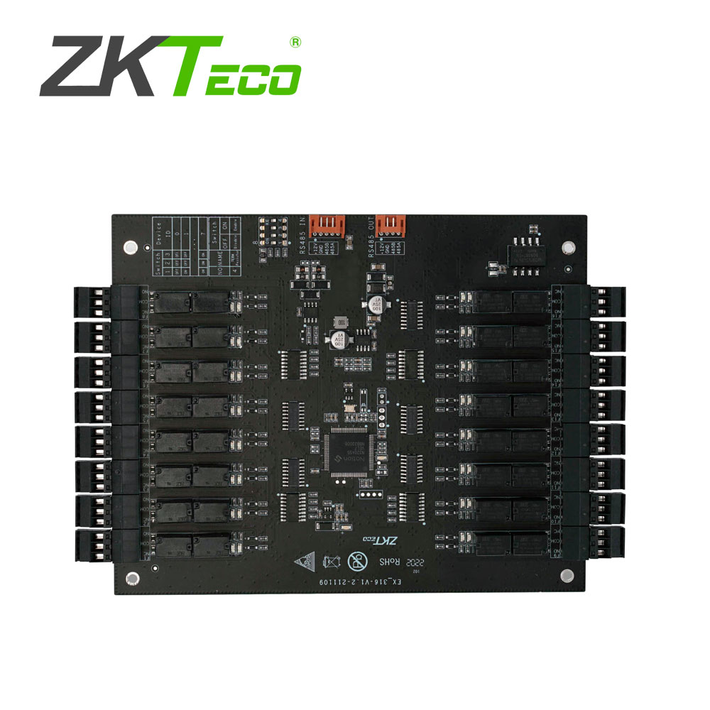 [TSN-CC043ZKT23] Tarjeta Expansora de Control de Elevadores ZKTeco Modelo DEX16 con Capacidad de 16