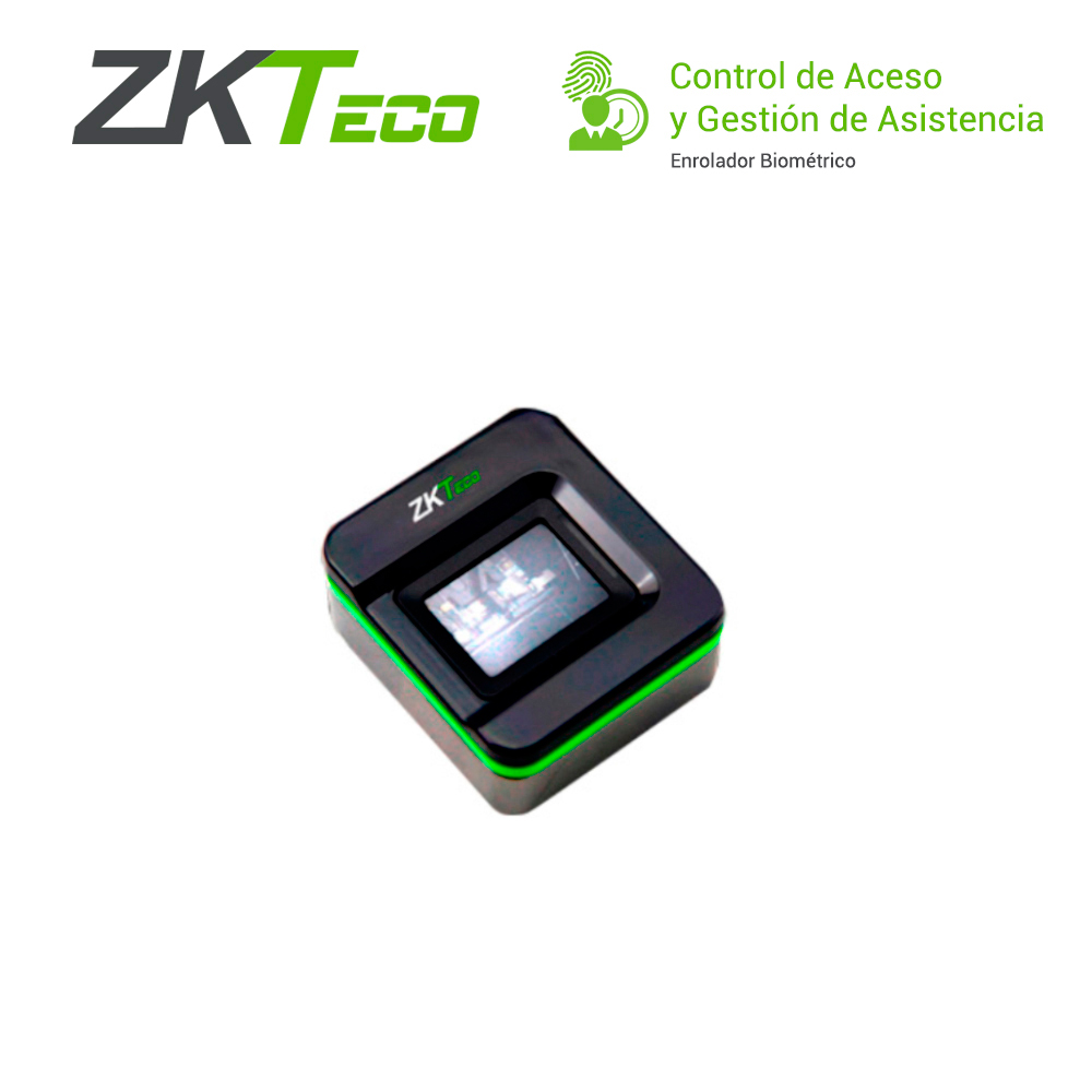 Enrolador Biométrico USB ZKTeco SLK20R Compatible con Zkbio Cvsecurity Zkbio Cvaccess