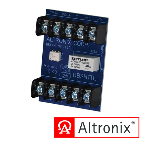 [TSN-CCA30ALX04] Módulo Relevador Ultrasensitivo Altronix Rbsnttl Compatibles con Paneles Resideo L5210LA RBSNT-TL