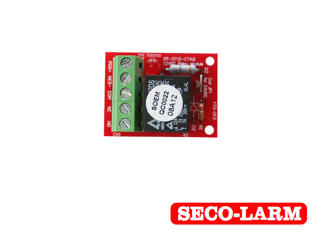 [TSN-CCA30SEC04] Relevador Mini SR-2112-C7AQ SECO-LARM 1 Pieza Opera con 12VCD 35mA