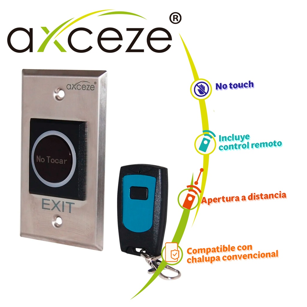 Boton sin Contacto no Touch Axceze AX-TOUCH4RM
