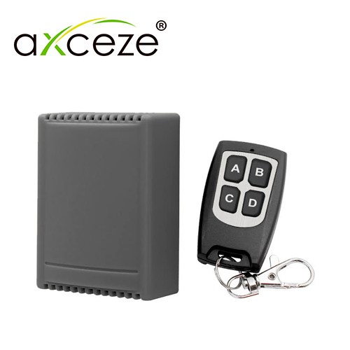 Receptor Inalámbrico con Control Remoto de 4 Botones Axceze AX-REC40