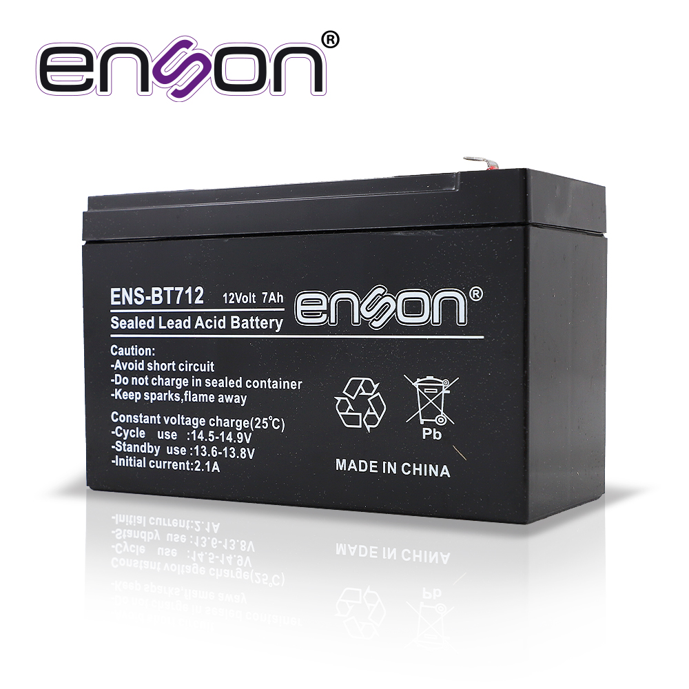 [TSN-CCE20ENS02] Batería de Respaldo Enson ENS-BT712 12VDC 7A Base PLOMO-ACIDO para Fuentes de Poder y