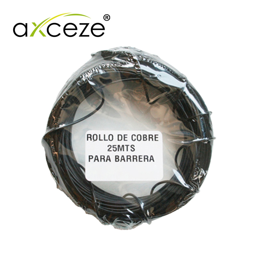 [TSN-CCM61AXC07] Rollo de Cobre Calibre 16 con Forro Axceze AX-ROLLO25 con Longitud de 25 Metros Ideal
