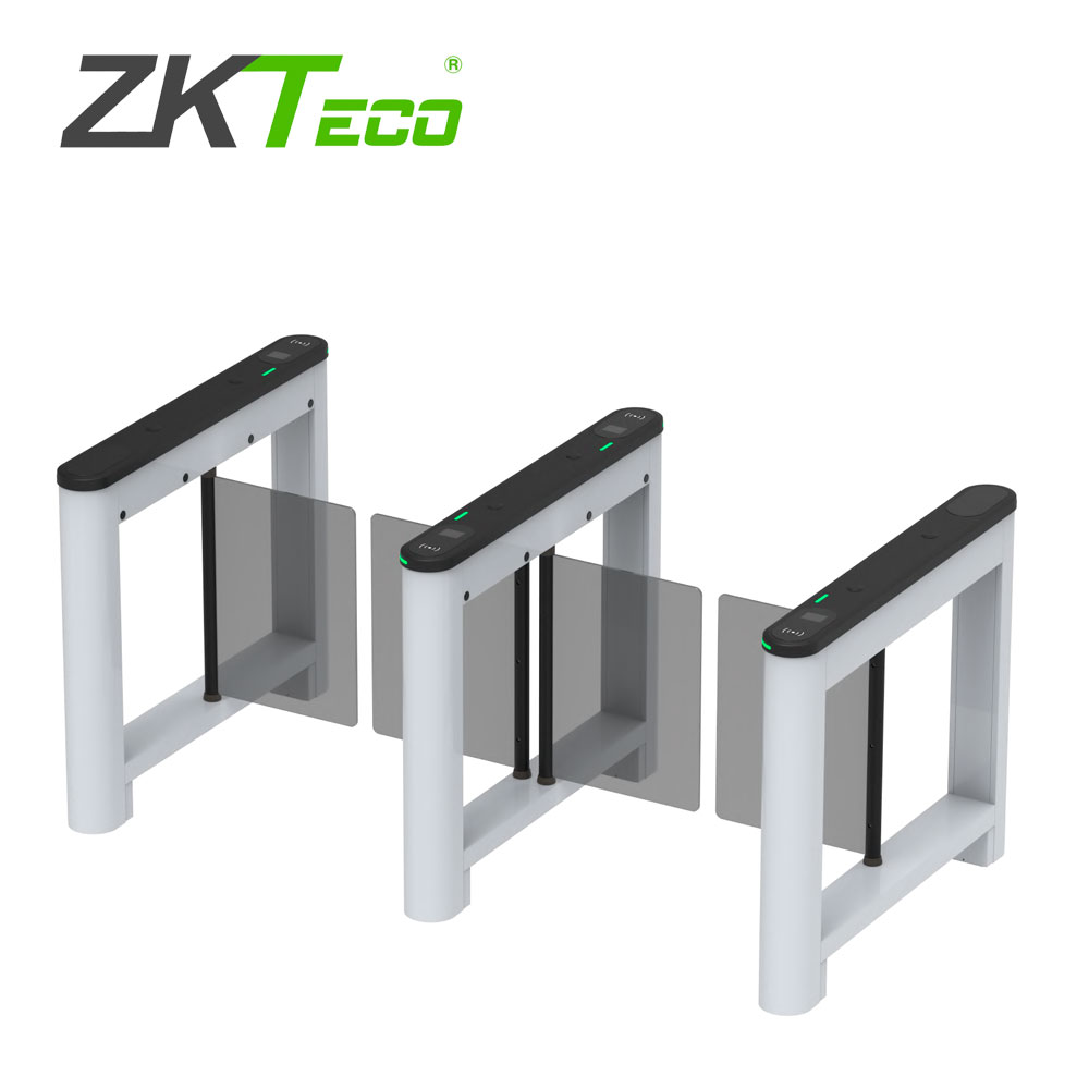 [TSN-CF101ZKT16] Torniquete de Aletas Abatibles ZKTeco Modelo Saturn S1000 para Crear un Carril Su Diseño