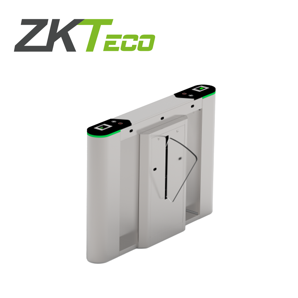 [TSN-CF101ZKT21] Torniquete de Media Altura Módulo Central con Aletas Acrilicas Bidireccional ZKTeco FBL6200 PRO
