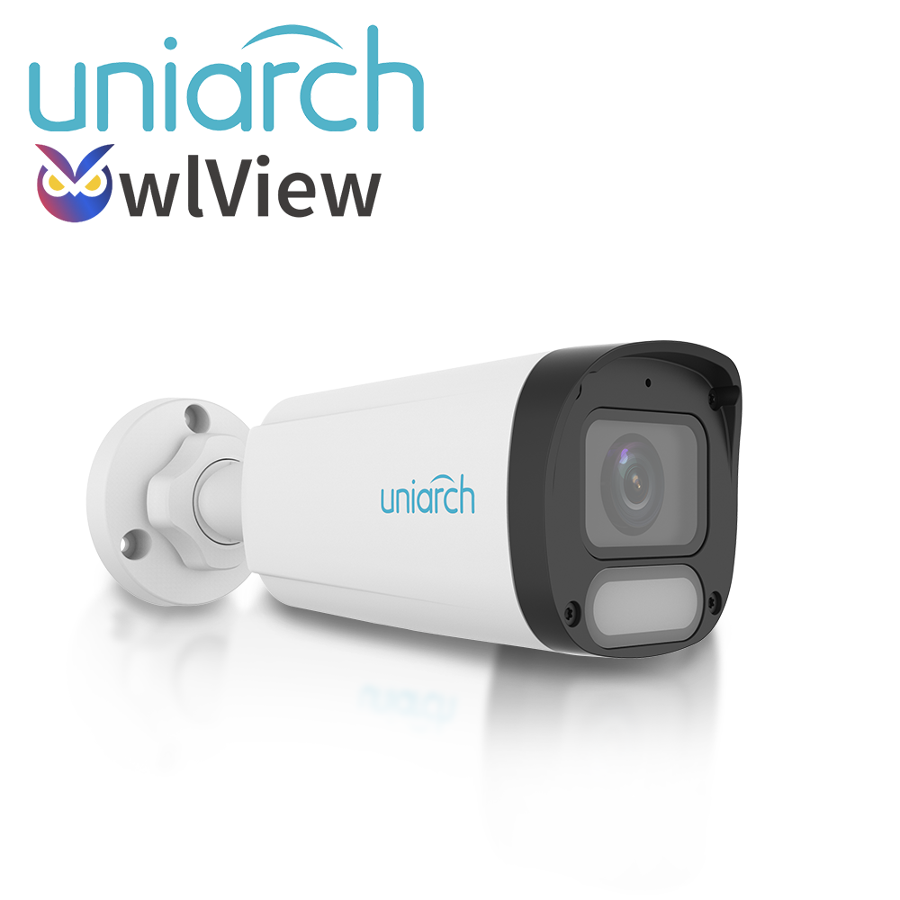Cámara IP Bullet Owlview Uniarch IPC-B244-ADF28K-WP