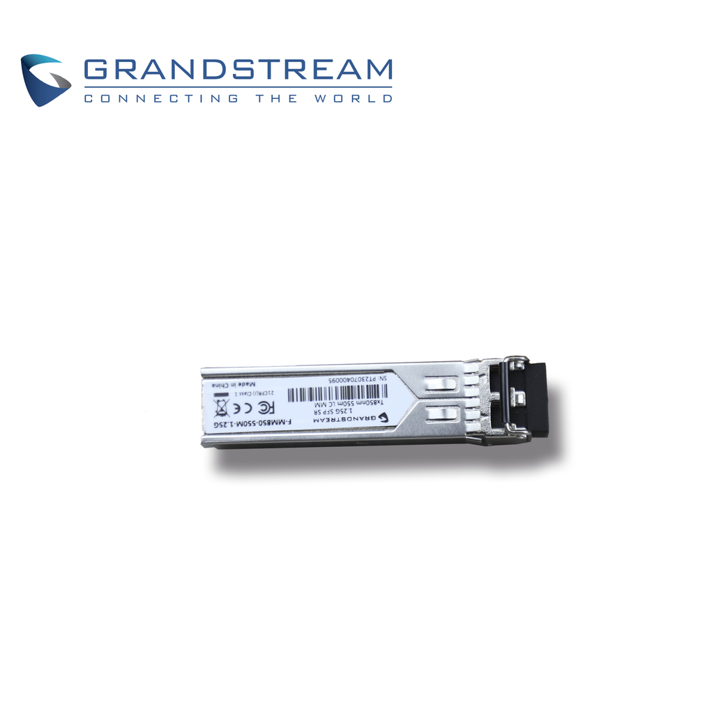 Transceptor de Fibra Óptica Multimodo Grandstream F-MM850-550M-1.25G