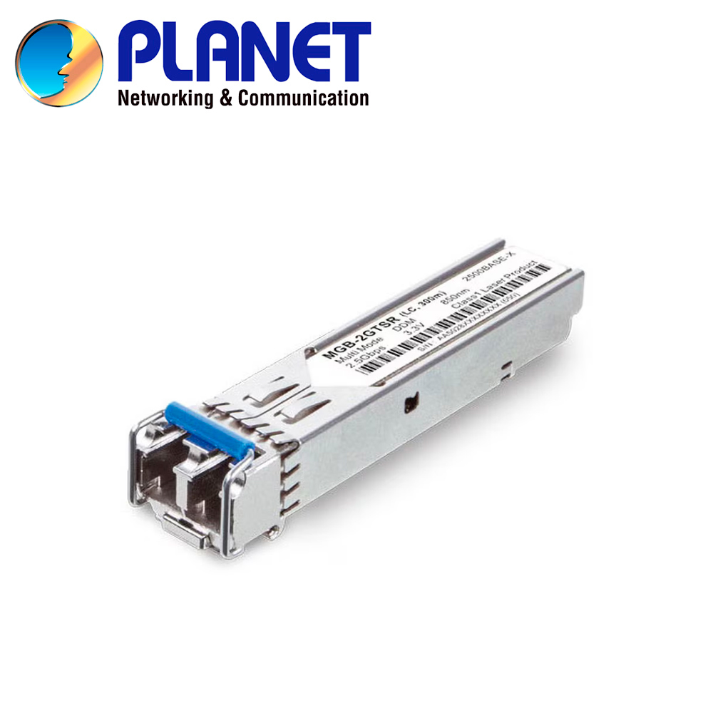 Transceptor para Fibra Óptica Monomodo Planet MGB-2GTLR2
