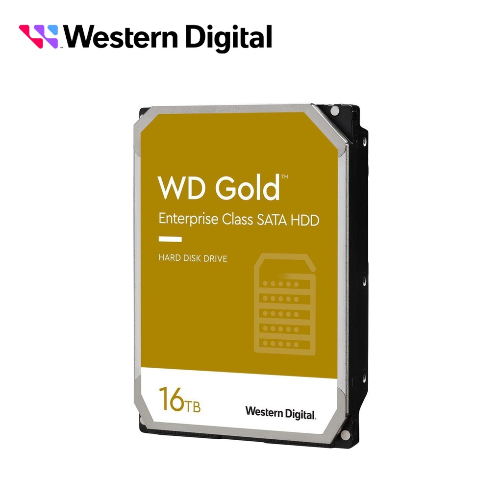 [TSN-DD016WDI01] Dd Disco Duro 16TB WD161KRYZ Wd Gold 3.5 SATA3 6GB S 512MB 7200RPM 24X7 Hotplug P NAS NVR