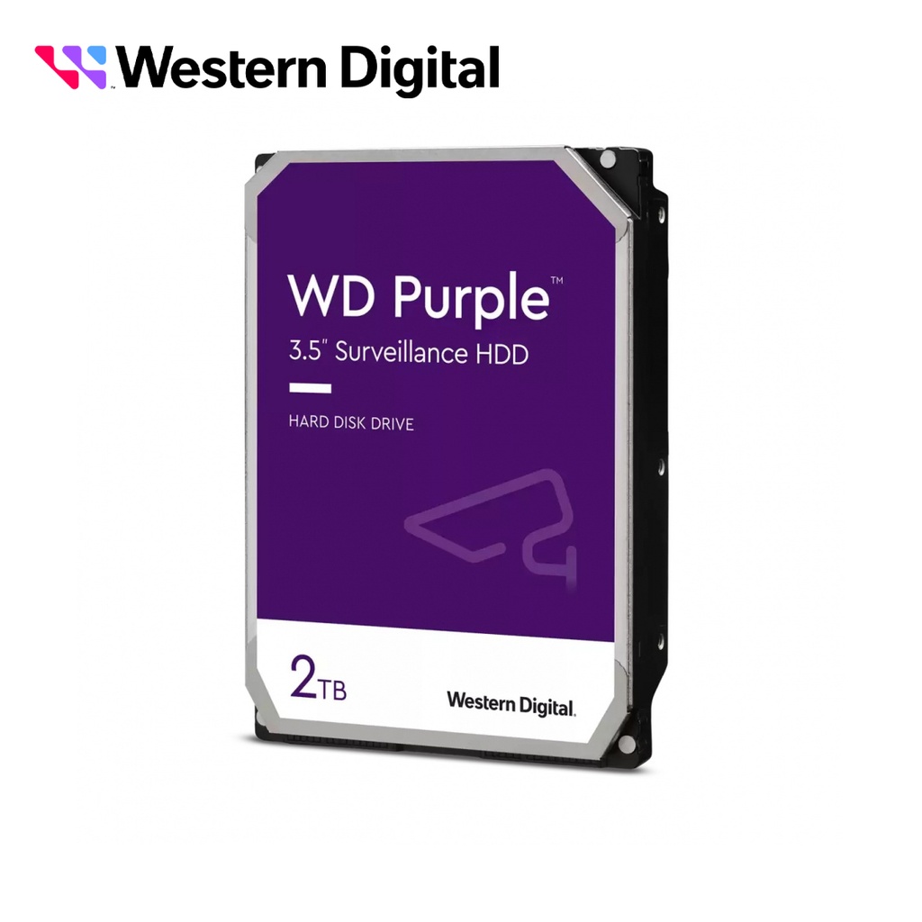 [TSN-DD202WDI06] Disco Duro Dd 2TB Sata Wd Purple WD23PURZ Optimizado para Videovigilancia Compatible con