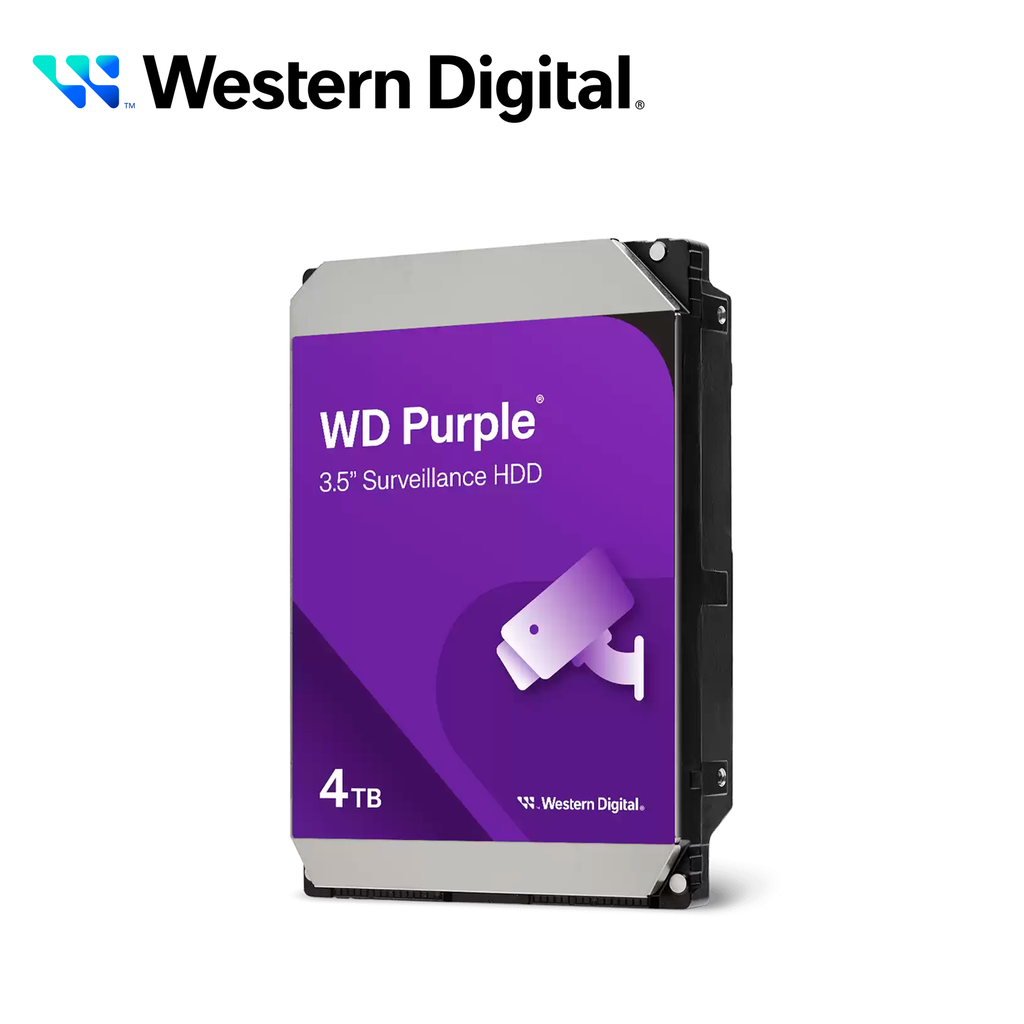 [TSN-DD402WDI10] Disco Duro Dd 4TB Sata Wd Purple WD44PURZ 24 7 Optimizado para Videovigilancia Sata Iii