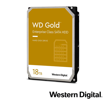 [TSN-DD518WDI01] Dd Disco Duro 18TB WD181KRYZ Wd Gold 3.5 SATA3 6GB S 256MB 7200RPM 24X7 Hotplug P NAS NVR