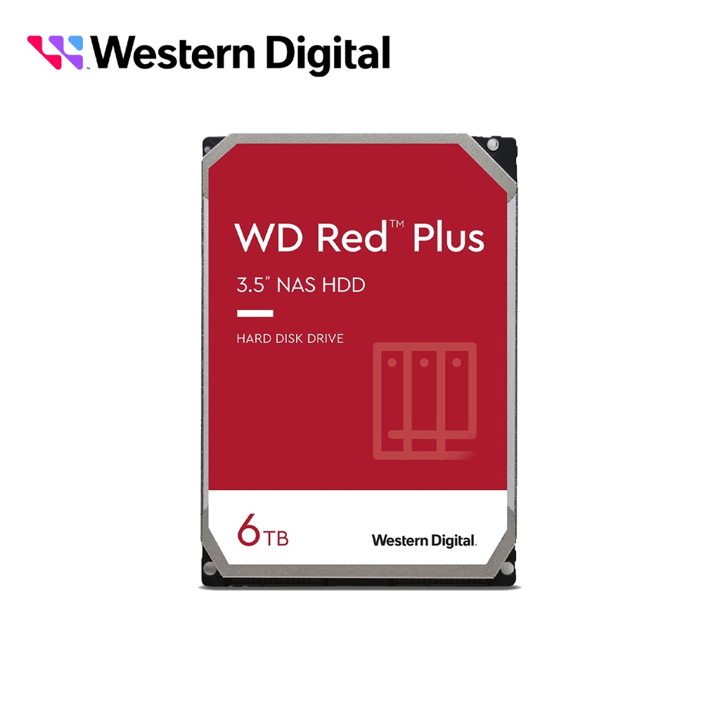 [TSN-DD602WDI09] Dd Disco Duro WD60EFPX Wd Red Plus 3.5 Sata 6TB Cache 64MB 5640RMP Especial para