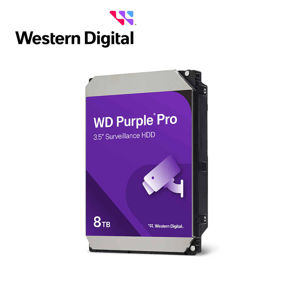 Disco Duro Dd 8TB Sata Wd Purple Pro WD8002PURP 24 7 Optimizado para Videovigilancia Sata