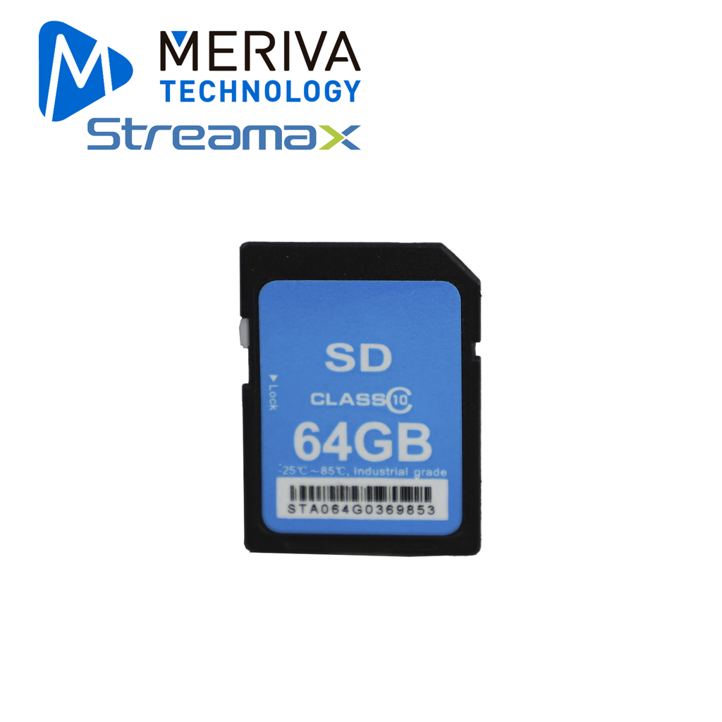 Tarjeta SD 64GB Meriva Streamax MSD64GB