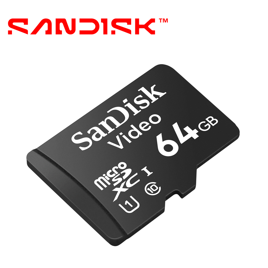 [TSN-DDA01WDI32] Tarjeta Memoria Micro SD Xc Sandisk Video 64GB SDSDQAS4-064G-BP
