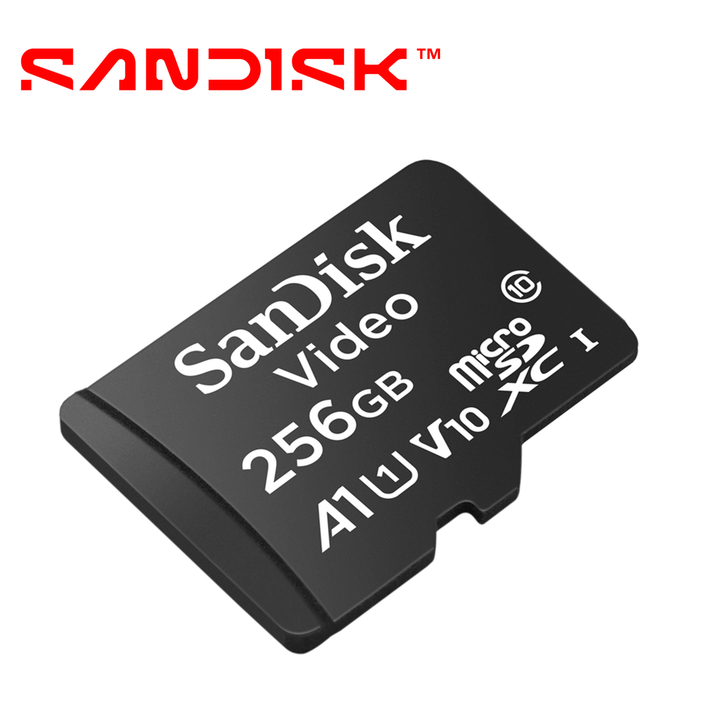 [TSN-DDA01WDI34] Tarjeta Memoria Micro SD Xc Sandisk Video 256GB SDSDQAS5-256G-BP