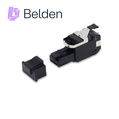 Plug RJ45 UTP Revconnect CAT6A Belden RVAFPUBK-S1