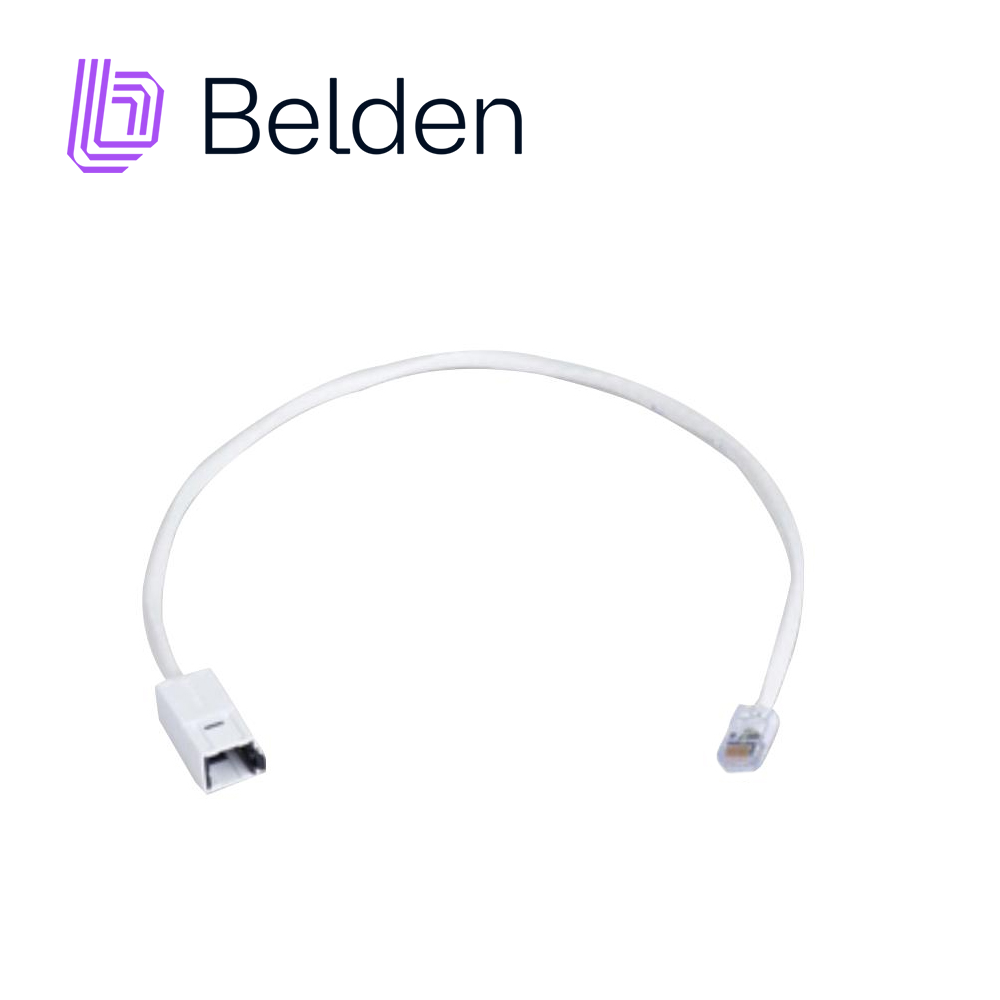 Revconnect Flexplug Cat 6 Belden RV6FFPUEW18-S1 Blanco T568A B-T568A B