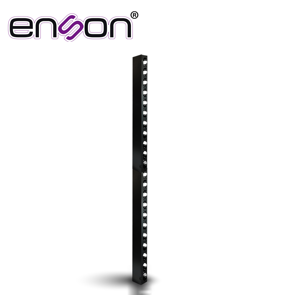 [TSN-EC030ENS08] Organizador Vertical Enson ENS-VM25U para Rack de 25UR con Ventanas de Acceso de Cableado