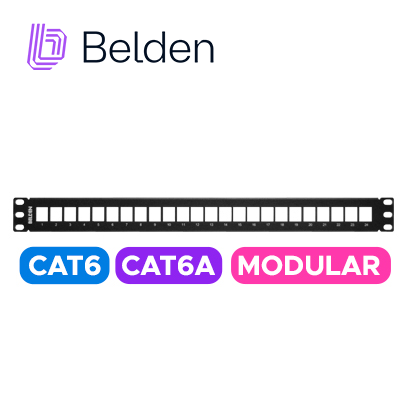 Patch Panel Keyconnect CAT6 CAT6A Belden AX103114