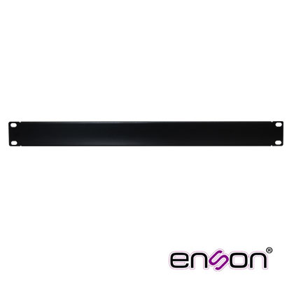 Tapa Ciega para Rack o Gabinete Enson ENS-FLAT1 Fabricada en Lamina de Acero Calibre 22