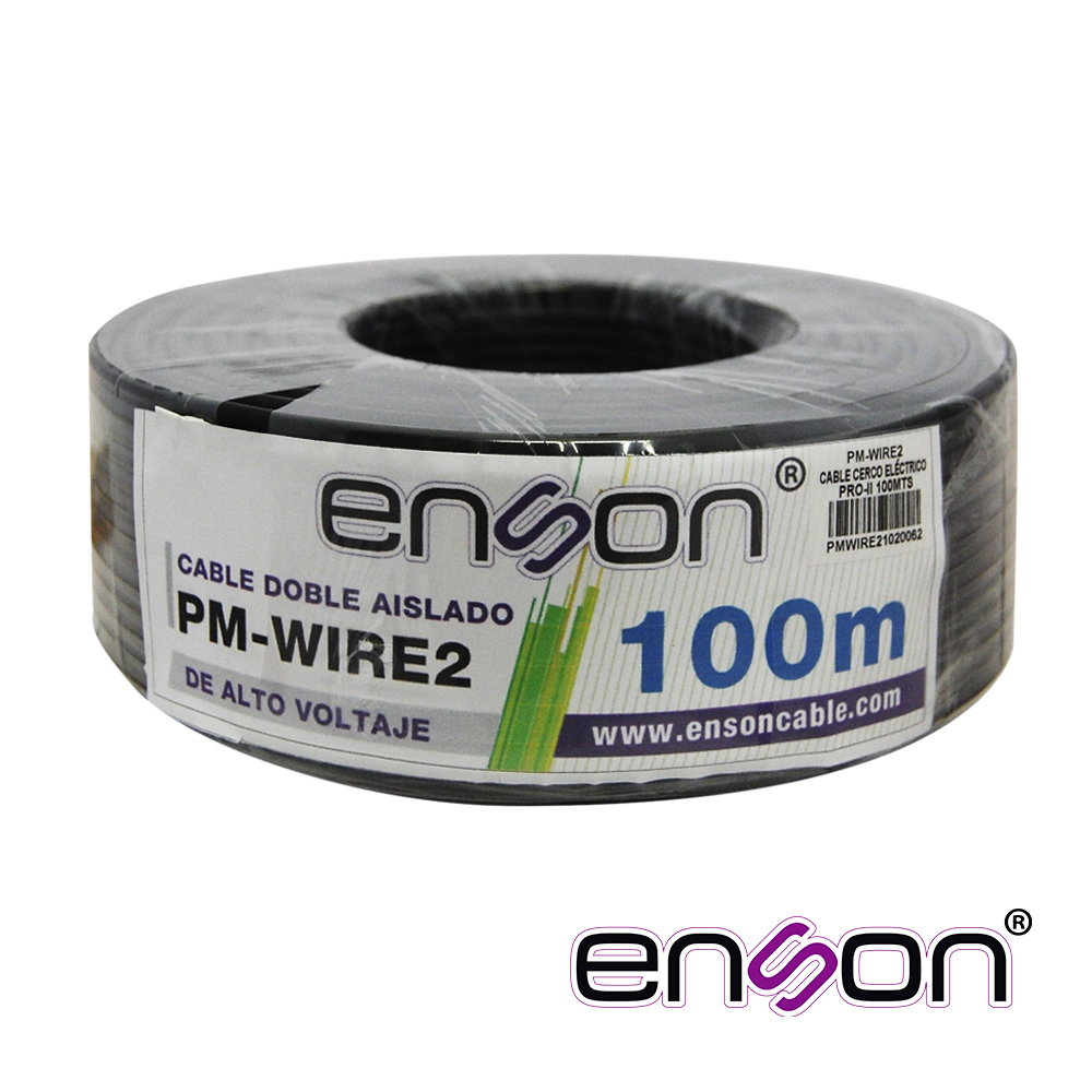 Cable Doble Aislado Enson PM-WIRE2 para Conexión de Cercas Electrificadas Doble Aislante