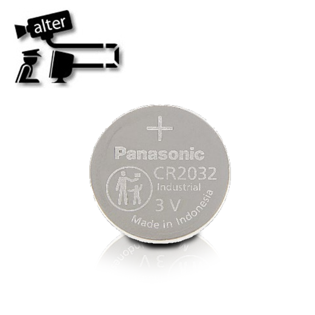 Batería Litio Panasonic CR2032 3V 225MAH Tipo Moneda para Uso en Controles Remotos y