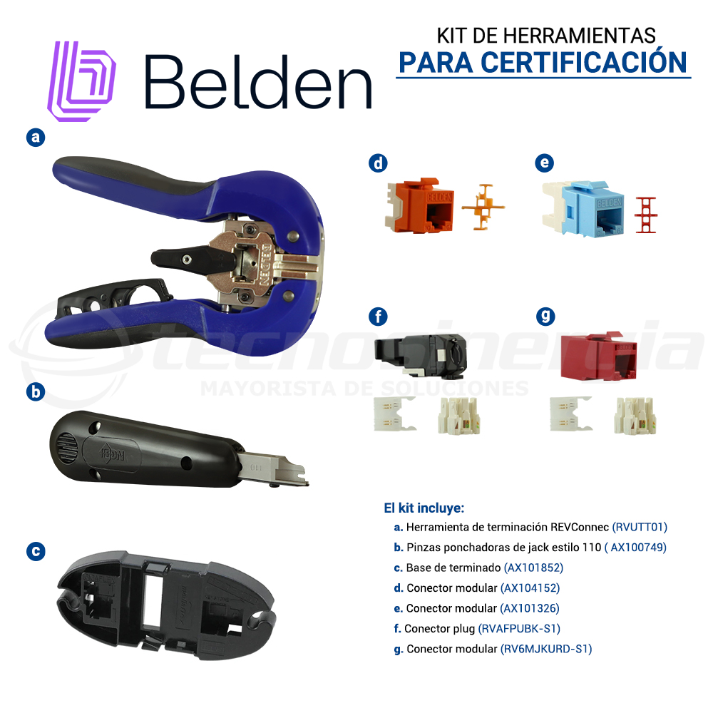 Kit de Herramientas para Certificacion Belden BEL-TOOLSKIT